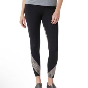 Soulgani Active Petite Black and Gray Active Leggings Size XS NIP